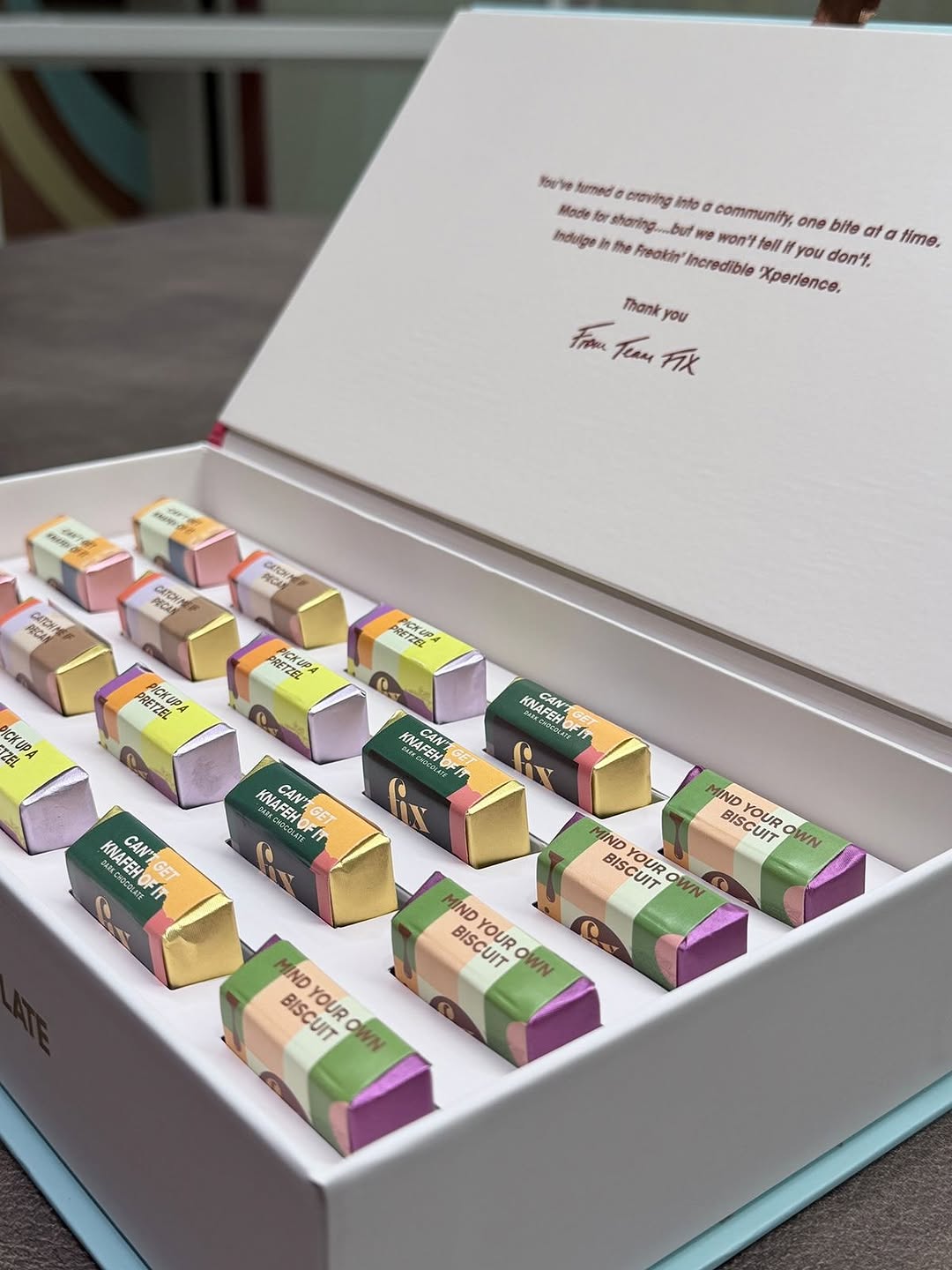 Box Of Twenty Mini Heroes – FIX Dessert Chocolatier | Est 2021✨