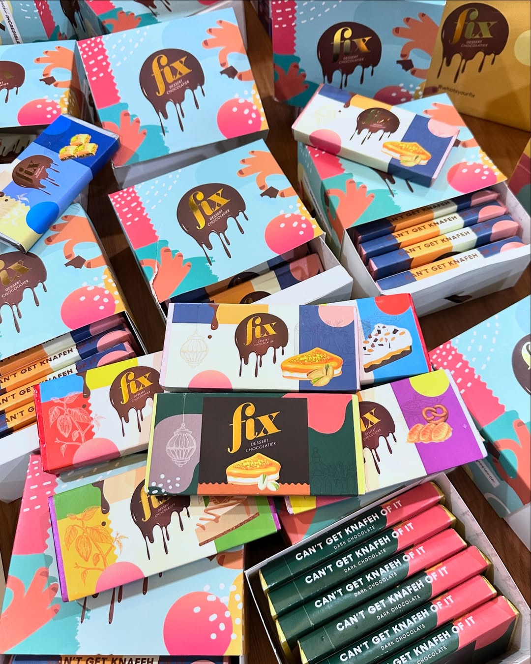 A Box of 18 Containing 3 of Each Flavour