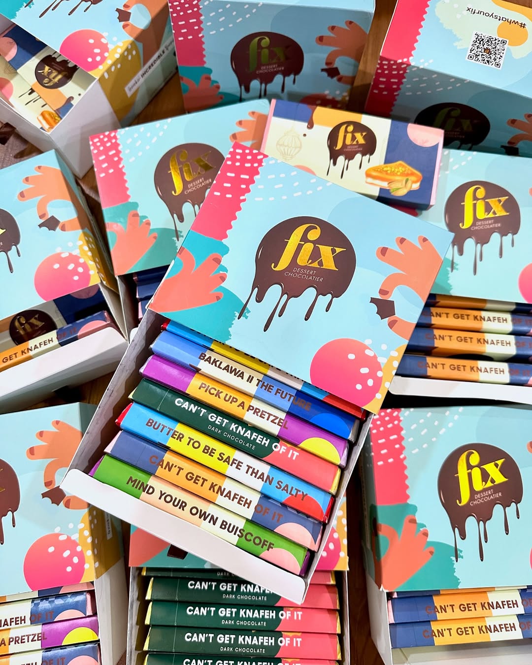 A Box of 18 Containing 3 of Each Flavour