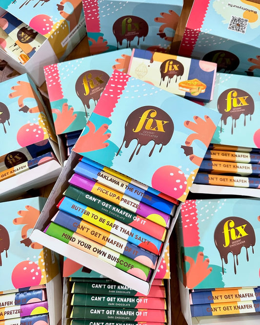 A Box of 18 Containing 3 of Each Flavour