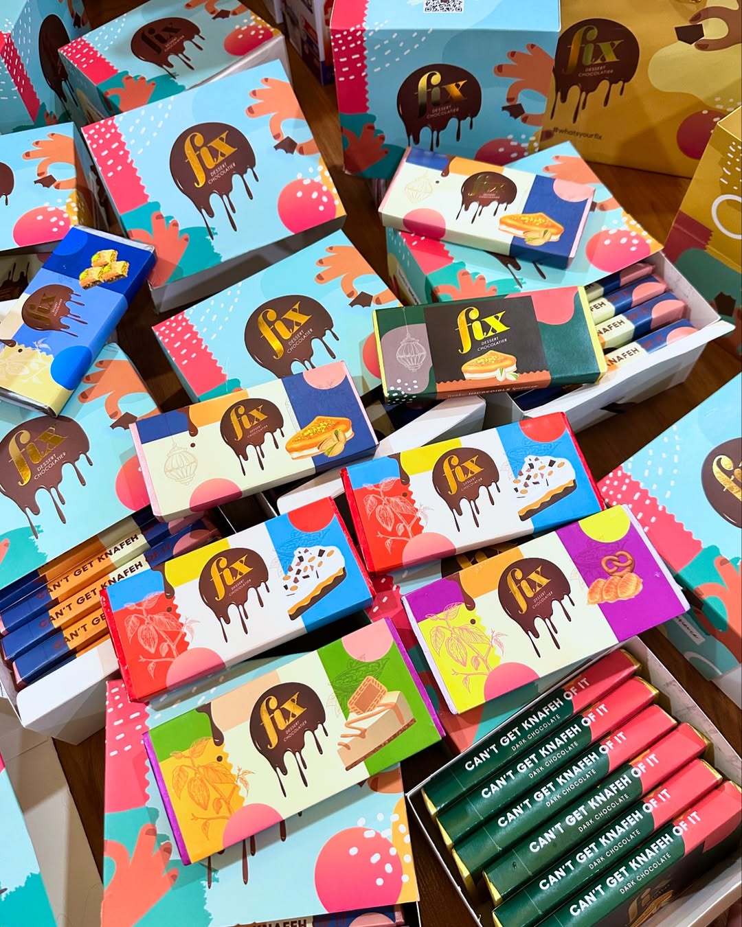 A Box of 18 Containing 3 of Each Flavour