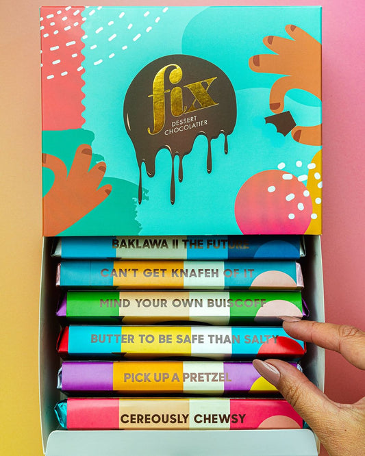 A Box of 18 Containing 3 of Each Flavour